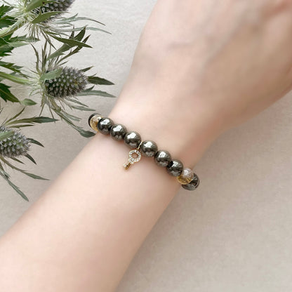 Pyrite & Citrine Bracelet