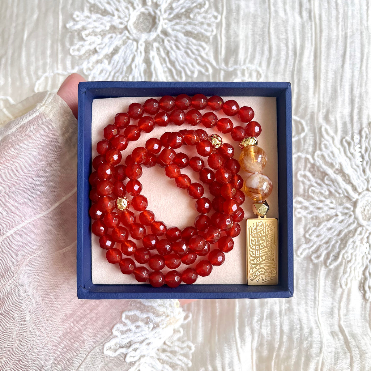 Carnelian & Citrine Tasbih