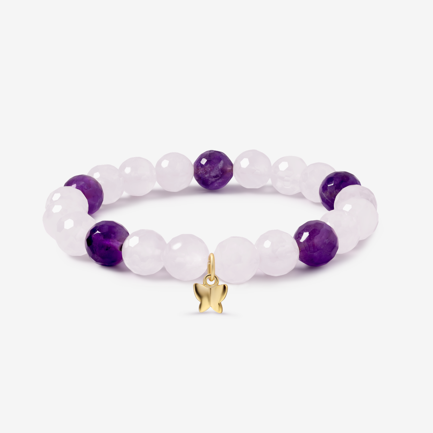 Rose Quartz & Amethyst Bracelet